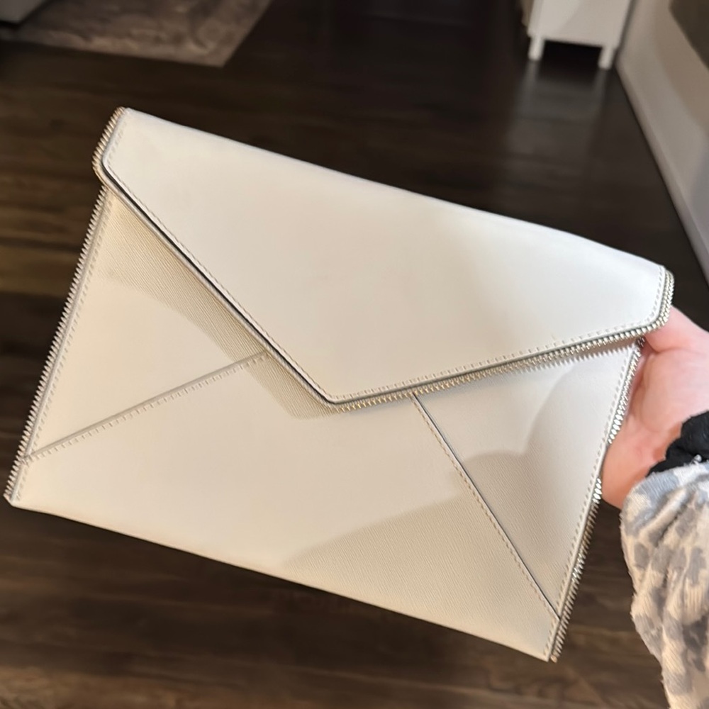 Rebecca Minkoff White Clutch